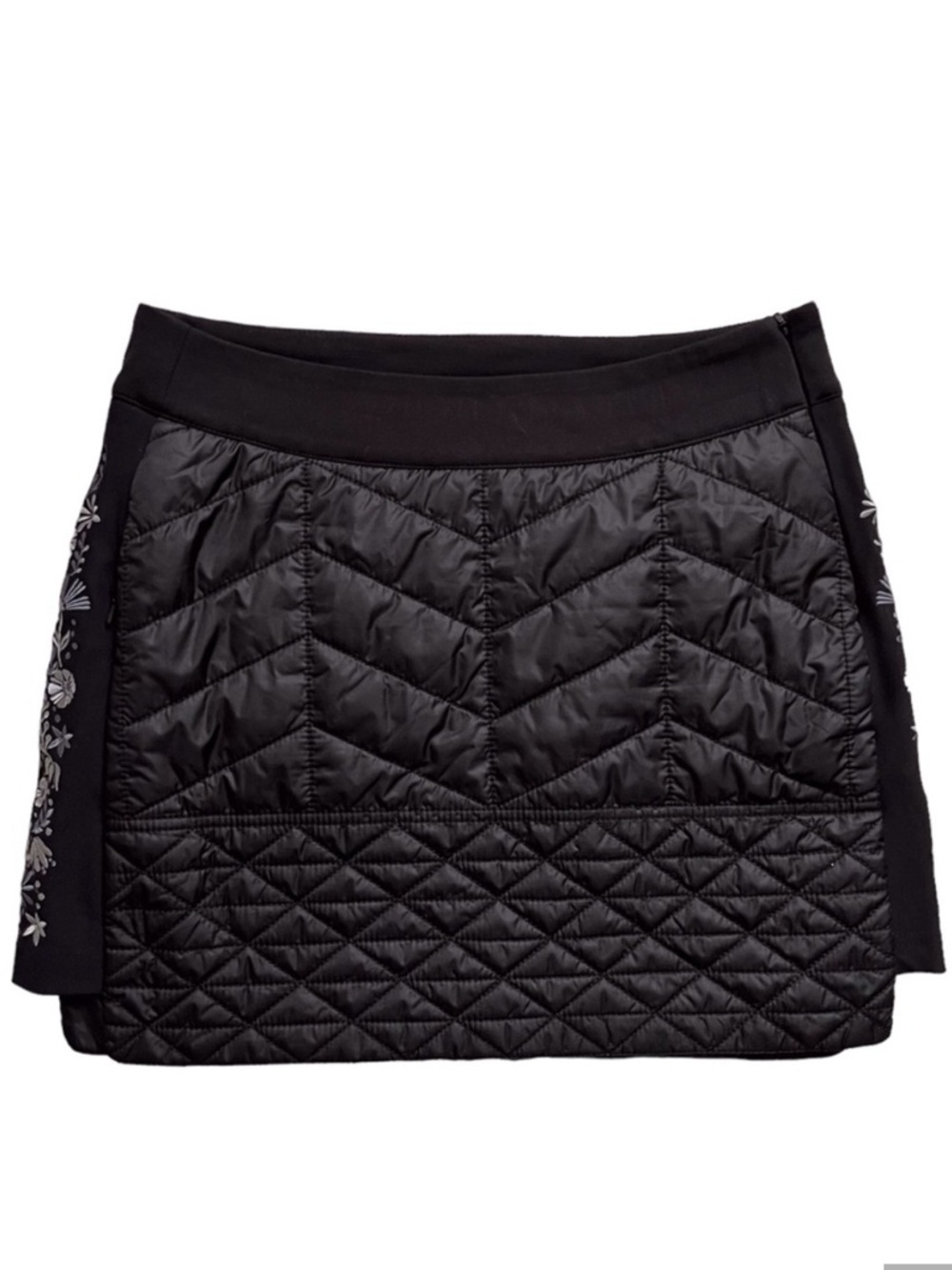 Krimson Klover Carving Insulated Skirt Black Quilted Embroidery Size XL